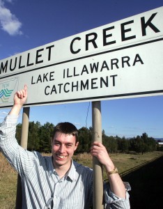 Mullet Creek, Dapto (copyright Sylvia Liber, Illawarra Mercury)