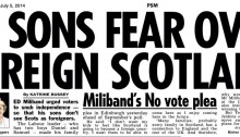 Sun article with Miliband quote